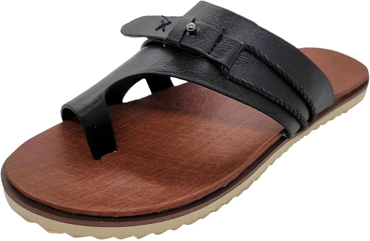 Summer Flip Flops for Women 2023 Fashion Slip on Flat Sandals Solid Casual Beach Shoes Clip Toe Slippers Comfortable Outdoor Anti-Slip Slides