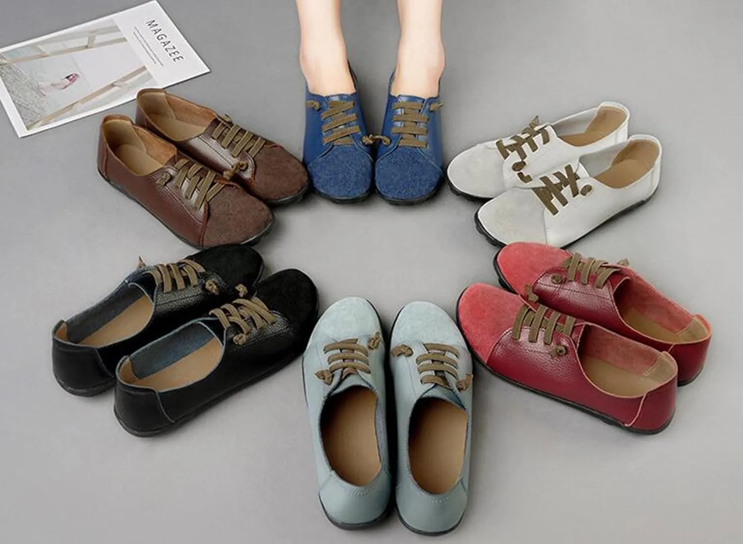 TangDao Women's Slip on Loafers, Casual Boat Shoes Sneakers, Soft Bottom Comfort Walking Flats