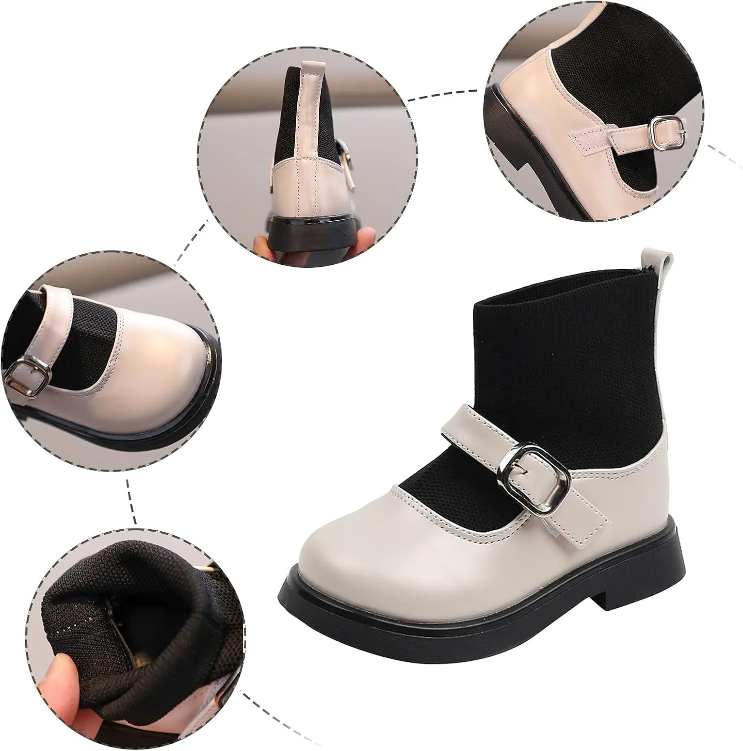 Toddler Girls Booties Little Kid Shoes Short Boots Girls Ankle Boots Youth Hiking Boots Girls Fashion Children's Boots