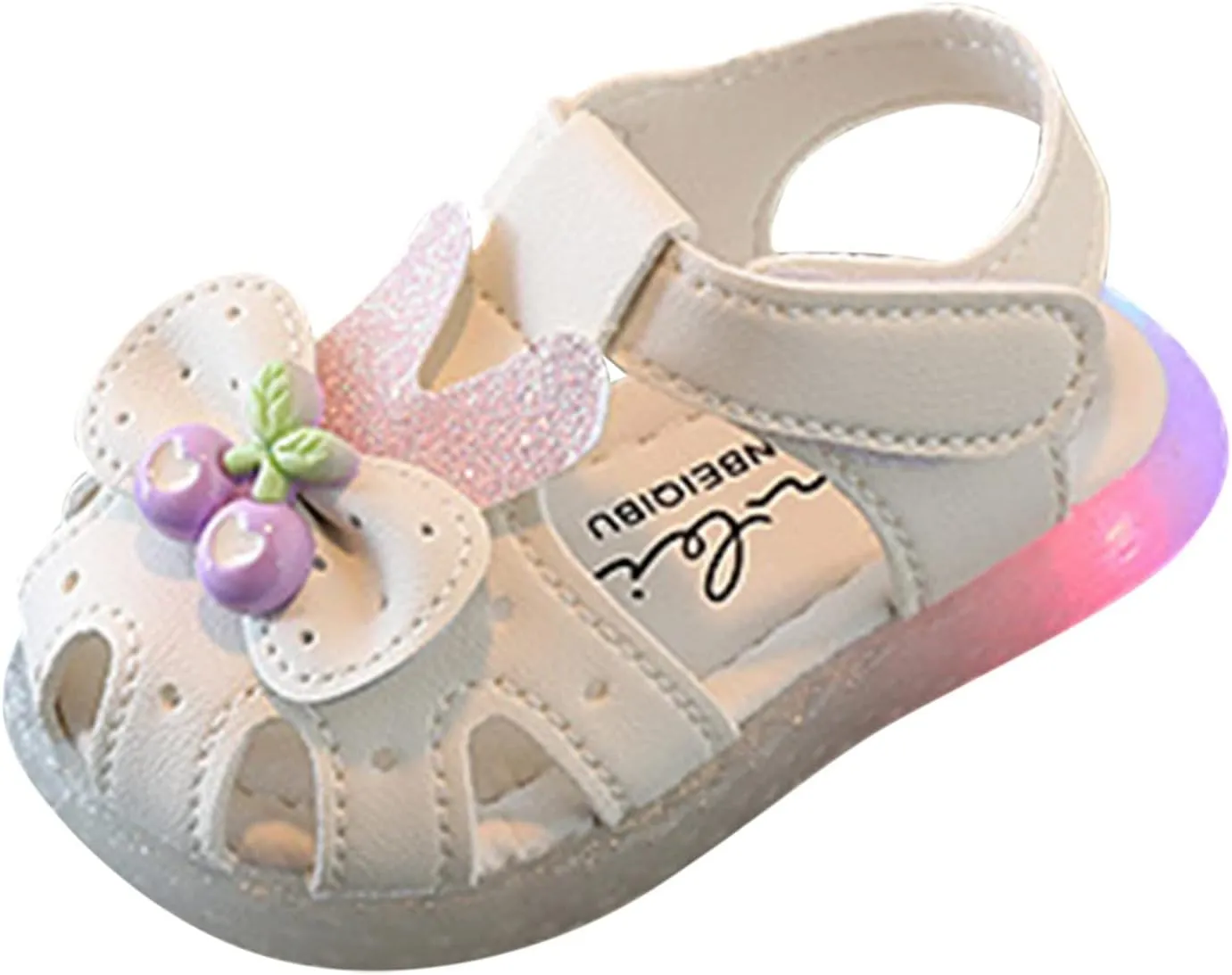Toddler Girls Shoes Flat Comfortable Soft Sandals Soft Sole Shoes Baotou Princess Light Fasion Non-slip Shoes