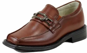 Toddler Performance Loafer Brown School Uniform Shoes 3-Little Kid