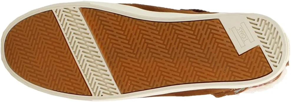 TOMS Womens Alpine Floral Round Toe Winter Casual Boots Ankle - Brown
