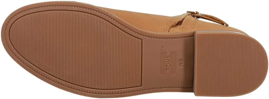 TOMS Womens Reese Casual Boots Ankle Low Heel 1-2" - Brown