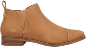 TOMS Womens Reese Casual Boots Ankle Low Heel 1-2" - Brown