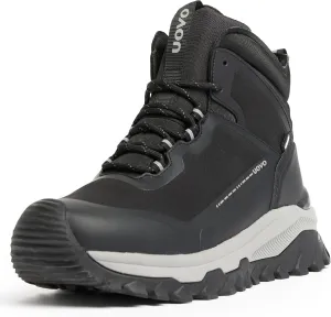 UOVO Men's Waterproof Hiking Boots  All-Season Non-Slip Outdoor Work & Trail Footwear