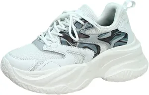 White Sneakers for Women Wide Feet Zapatos De Trabajo En Cocina para Mujer Altos Casual Dress Shoes for Women 2023 Trendy Fall Platform Sneakers for Women 2023 Zapatos para Entrenar Mujer Gym