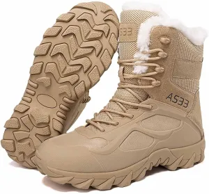 Winter Tactical Boots for Men, Lightweight Military Boots, Durable Army Combat Boots, Comfortable Work Boots, Waterproof Security Boots, breathable jungle Desert Combat Boots
