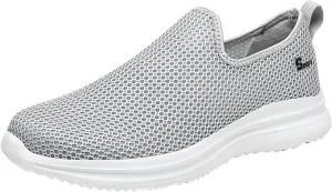 Women's Athletic Walking Shoes Slip On Casual Mesh Womens Tennis Shoes Fashion Black Casual Shoes Women Shoes Sneakers Steel Toe Tennis Shoe White Loafers