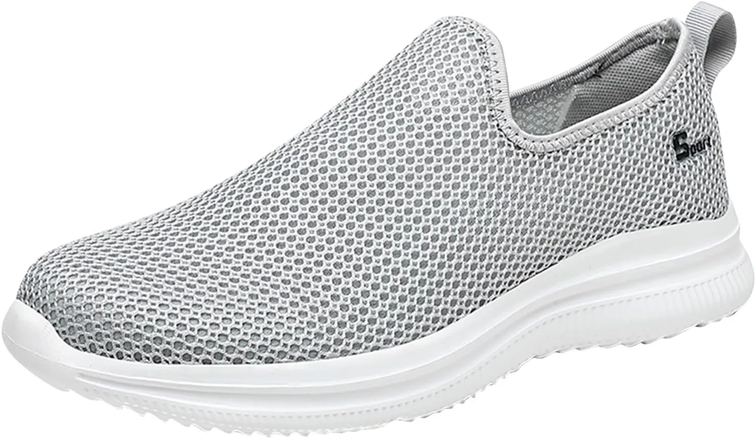 Women's Athletic Walking Shoes Slip On Casual Mesh Womens Tennis Shoes Fashion Black Casual Shoes Women Shoes Sneakers Steel Toe Tennis Shoe White Loafers