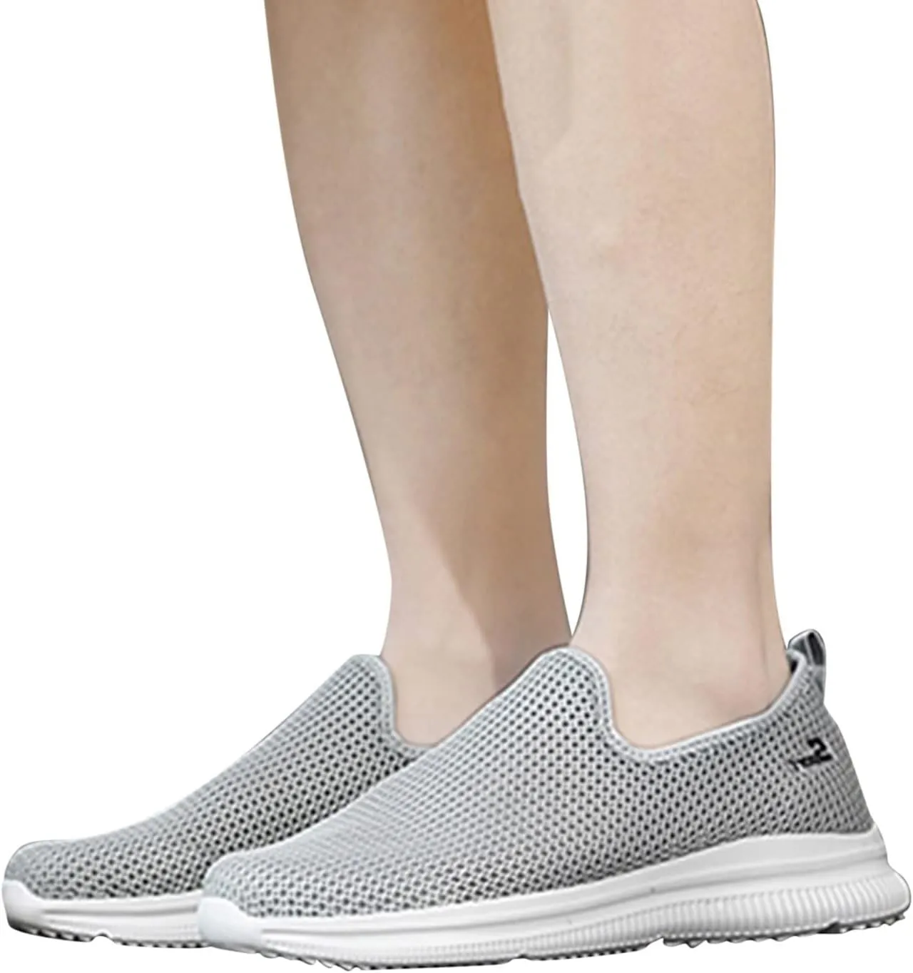 Women's Athletic Walking Shoes Slip On Casual Mesh Womens Tennis Shoes Fashion Black Casual Shoes Women Shoes Sneakers Steel Toe Tennis Shoe White Loafers