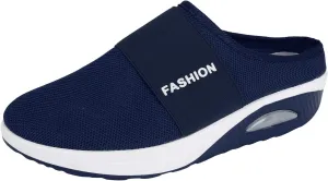Women's Casual Slip on Half Shoes Breathable Tennis Shoes Womens Wide Width Women Casual Shoes Platform Sneakers Red Tennis Shoe Loafers Casual Slip On