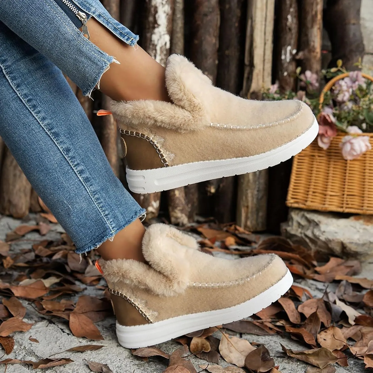 Womens Dress Shoes Women's Sneakers Mens Loafers Casual Slip On Fashion Casual Comfy Soft Christmas Print Shoes Women Comfort Cute Casual Slip On Lightweight
