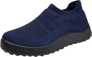 Women's Fashion Sneakers Lace Up Breathable Casual Waking Shoes Womens Walking Shoes Black Women Loafers Shoes for Work Mens Casual Sneakers