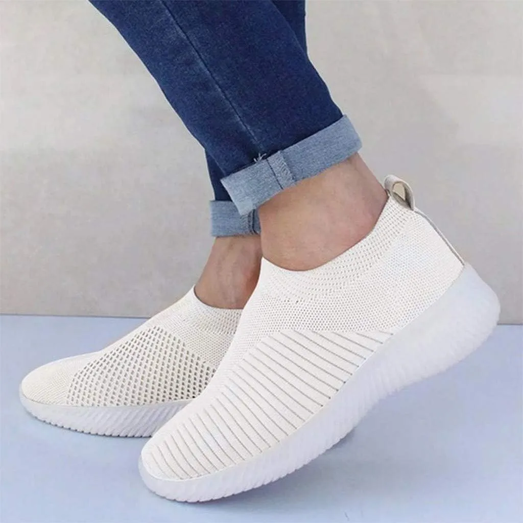 Women's Fashion Sport Breathable Mesh Platform Sneakers Pull On Sneakers Womens Womens Shoes Casual Fall Slip On Wide Width Women Sneakers Size 9.5 Wide Zapatos OrtopéDicos para Mujer De Vestir