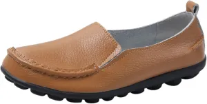Women's Flats Shoes Slip On Work Shoes Comfort Walking Shoes Lightweight Comfort Penny Loafers Classic Wide Flats