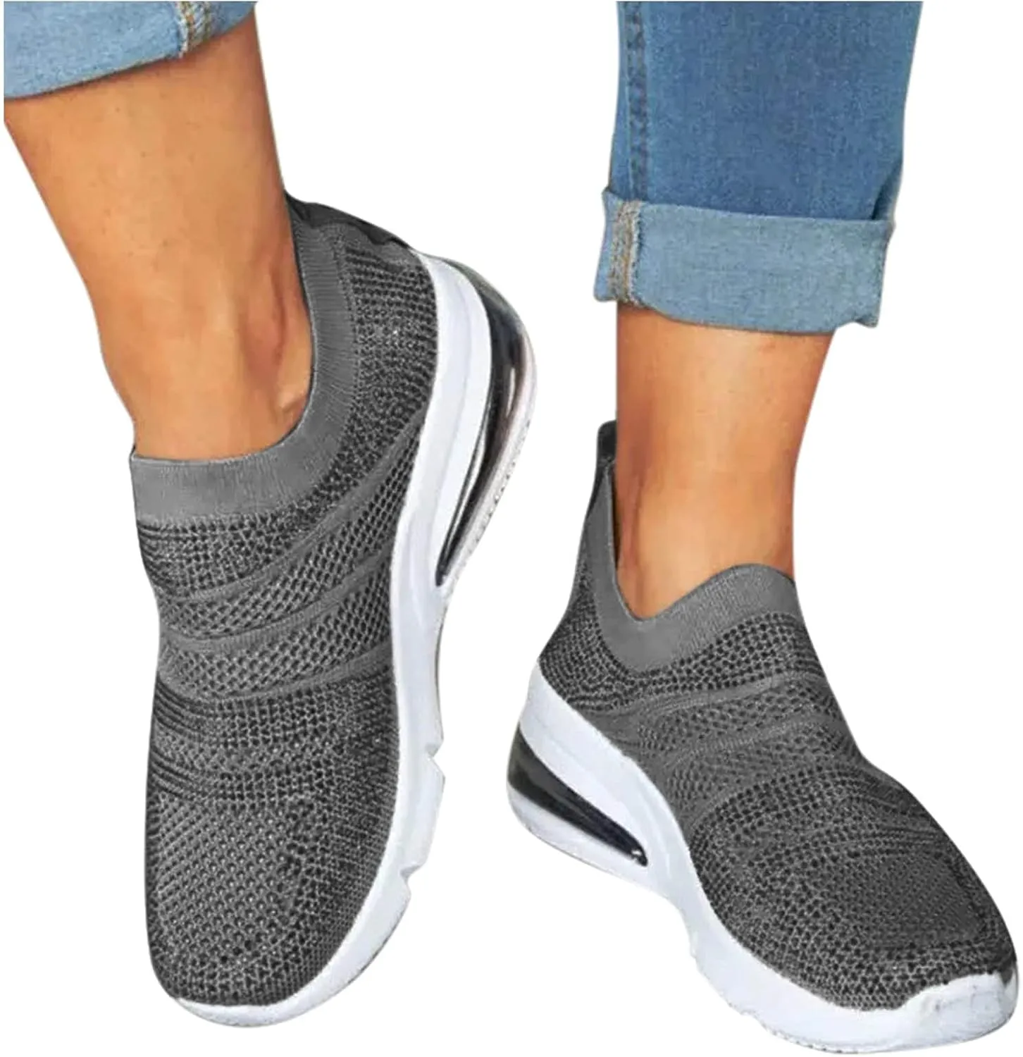 Womens High Top Sneakers White Zapatos para Mujeres Embarazadas Non Slip Winter Shoes for Women Trendy Platform Sneakers for Women 2023 Women's Non Slip Work Shoes