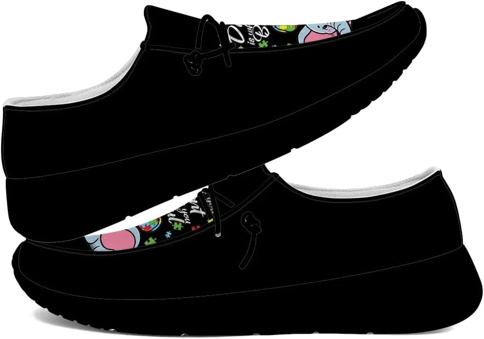 Women's Men's Loafers Slip-on Shoes Autism Shoes Gifts for Women Men