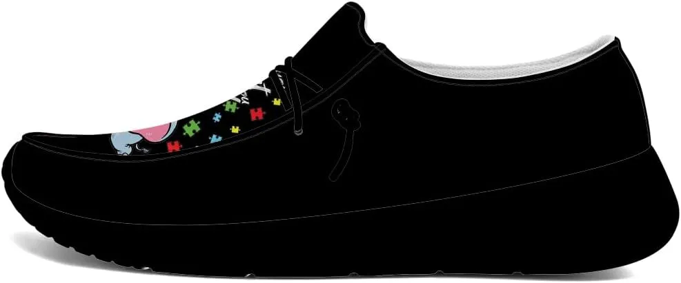 Women's Men's Loafers Slip-on Shoes Autism Shoes Gifts for Women Men