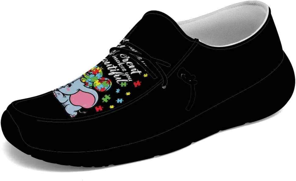 Women's Men's Loafers Slip-on Shoes Autism Shoes Gifts for Women Men