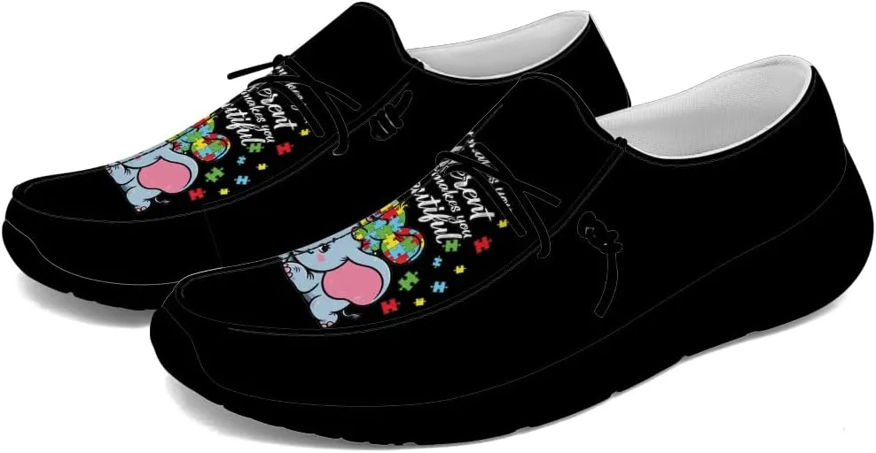 Women's Men's Loafers Slip-on Shoes Autism Shoes Gifts for Women Men