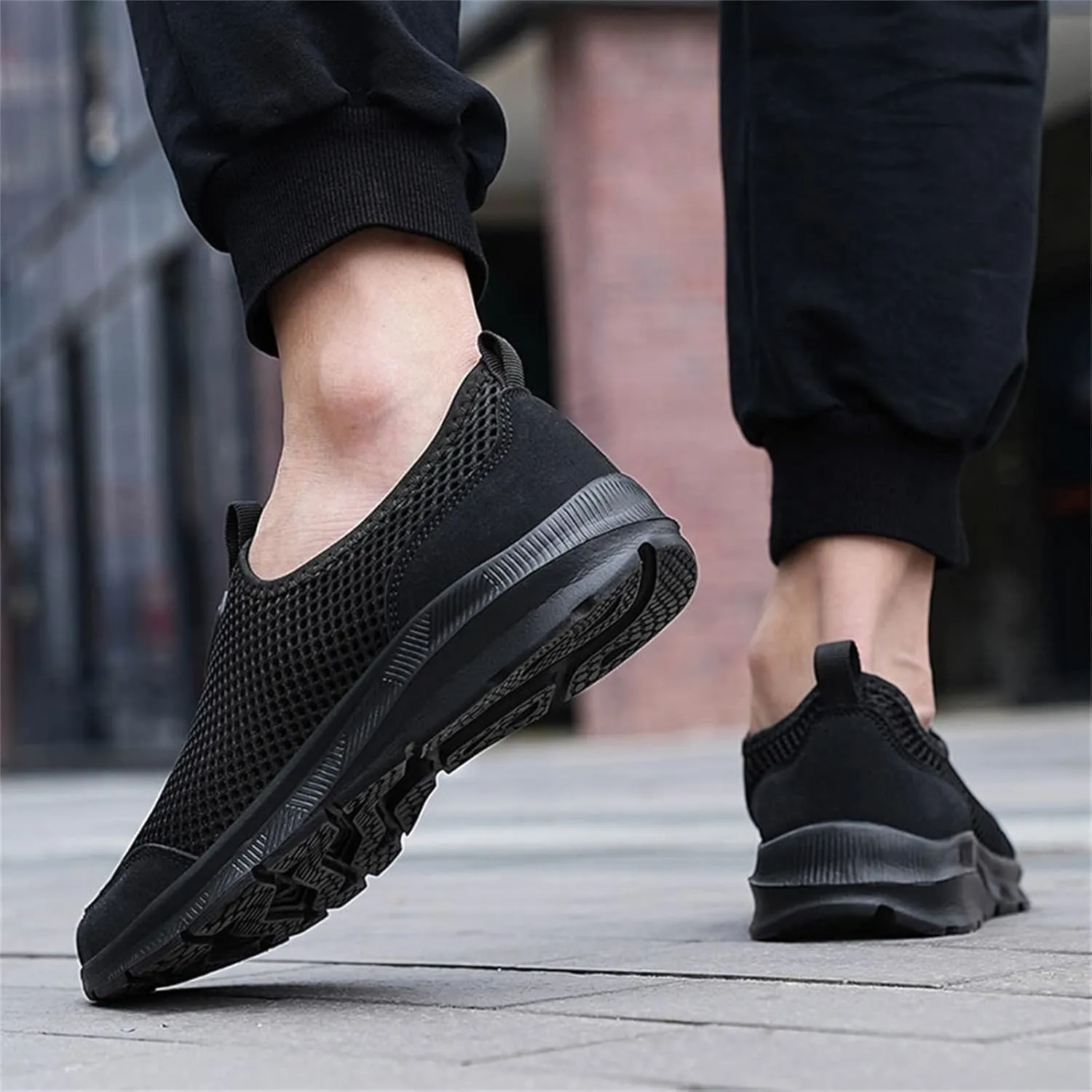 Womens Running Shoes Lightweight Tennis Shoes Non Slip Mens Tennis Shoes Mesh Men's Casual Shoes White Sneakers White Tennis Shoe Loafers Casual Slip On