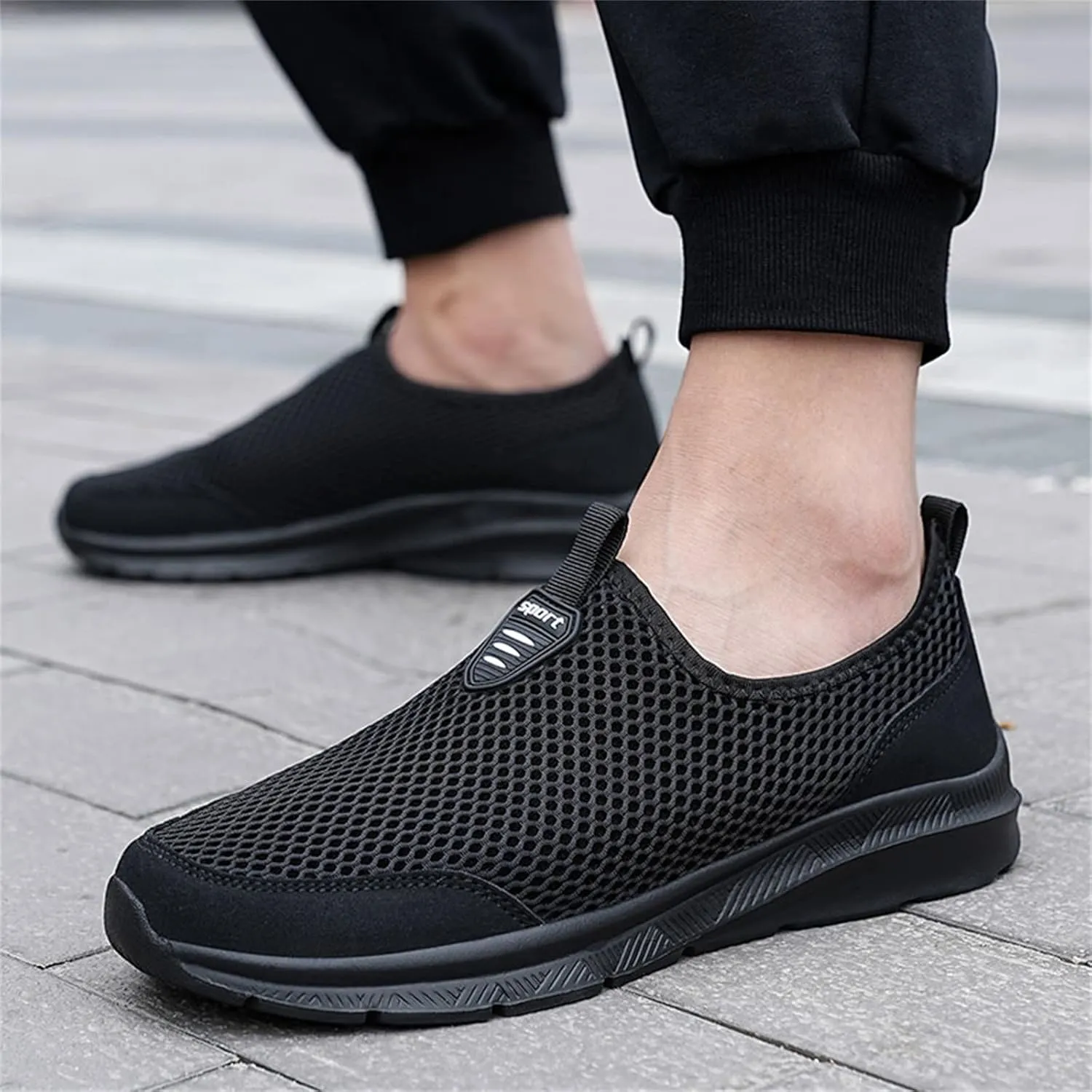 Womens Running Shoes Lightweight Tennis Shoes Non Slip Mens Tennis Shoes Mesh Men's Casual Shoes White Sneakers White Tennis Shoe Loafers Casual Slip On