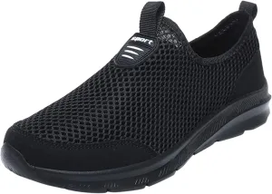 Womens Running Shoes Lightweight Tennis Shoes Non Slip Mens Tennis Shoes Mesh Men's Casual Shoes White Sneakers White Tennis Shoe Loafers Casual Slip On