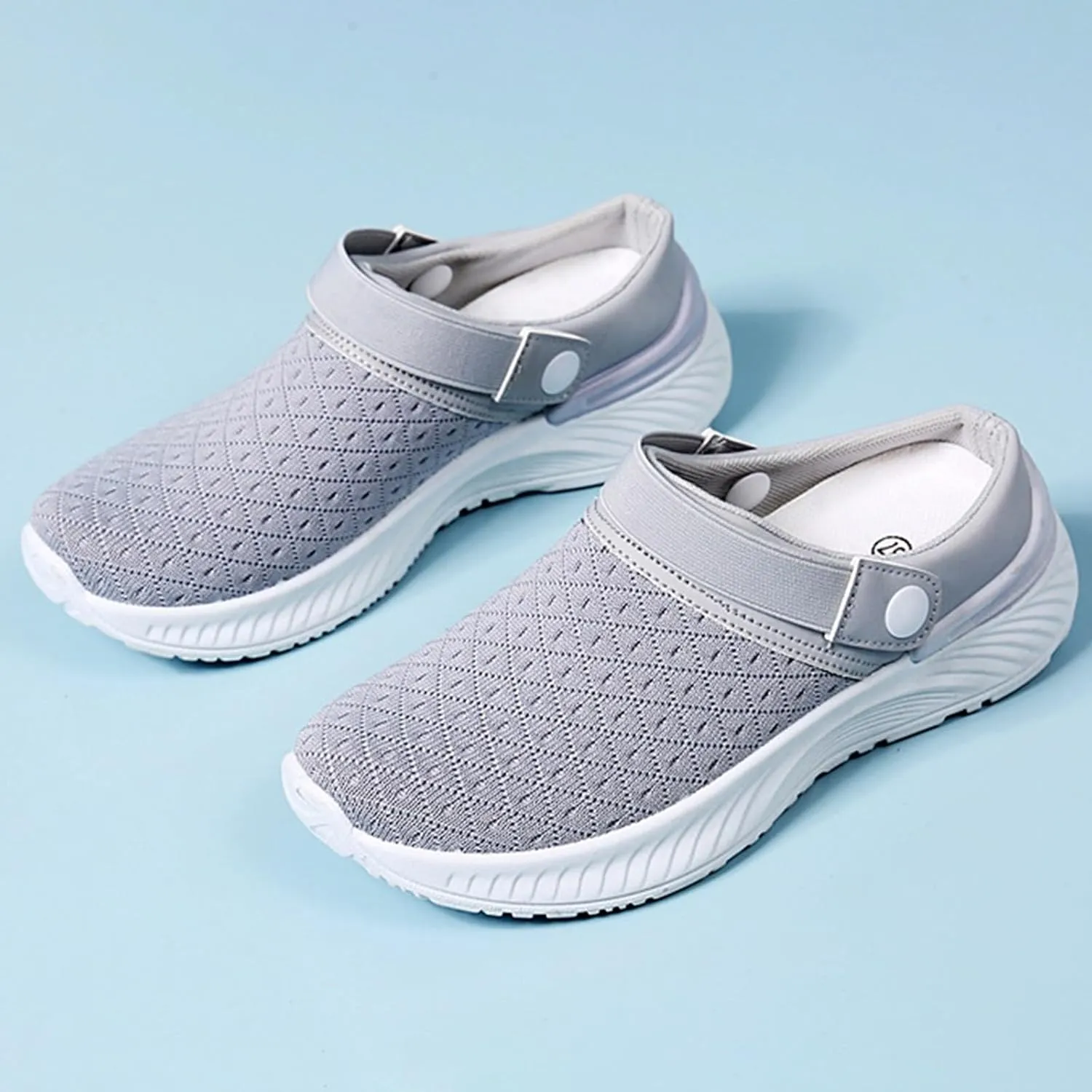Women's Slip-on Mule Sneakers Lightweight Womens Tennis Shoes Wide Feet Casual Slip On Shoes Wedge Sneakers Brown Tennis Shoe Loafers Casual Slip On