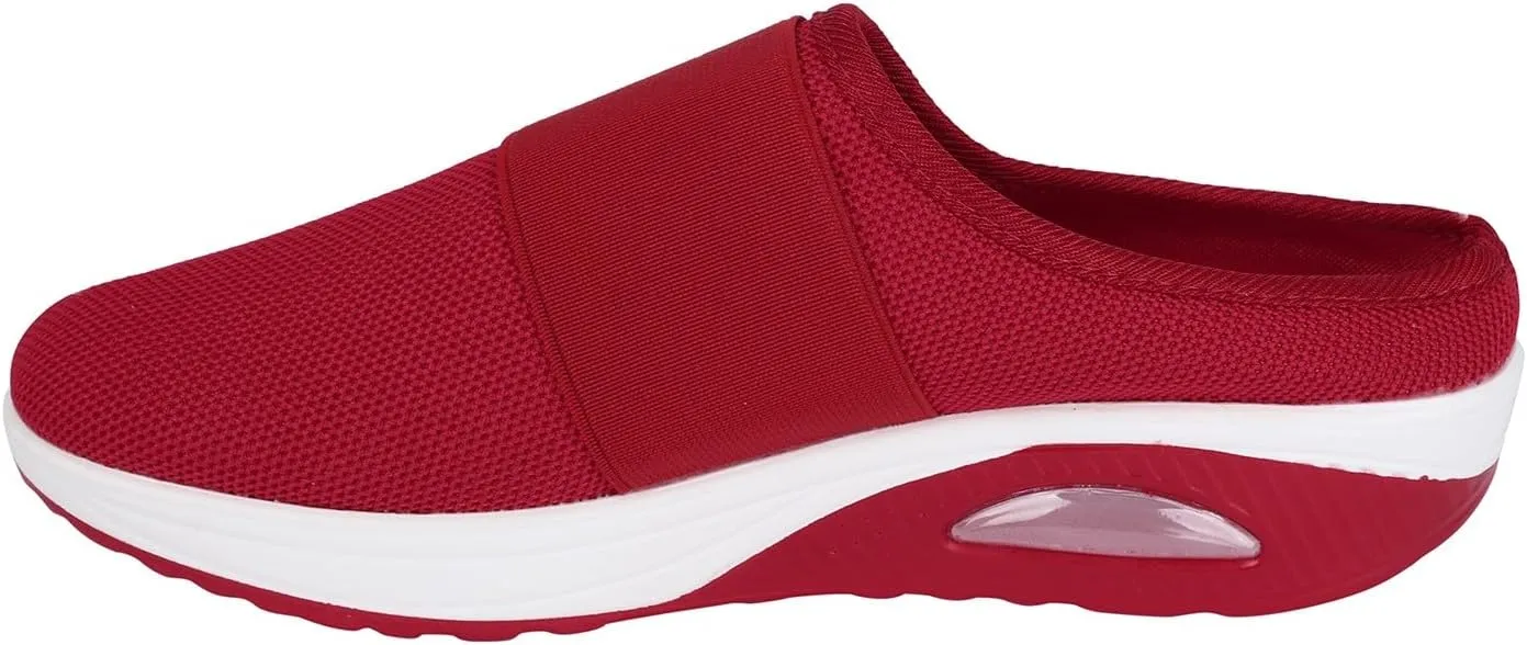 Women's Slip-On Orthopedic Arch Support Backless Tennis Shoes Men Lether Casual Tennis Shoes Casual Sneakers Steel Toe Tennis Shoe White Loafers