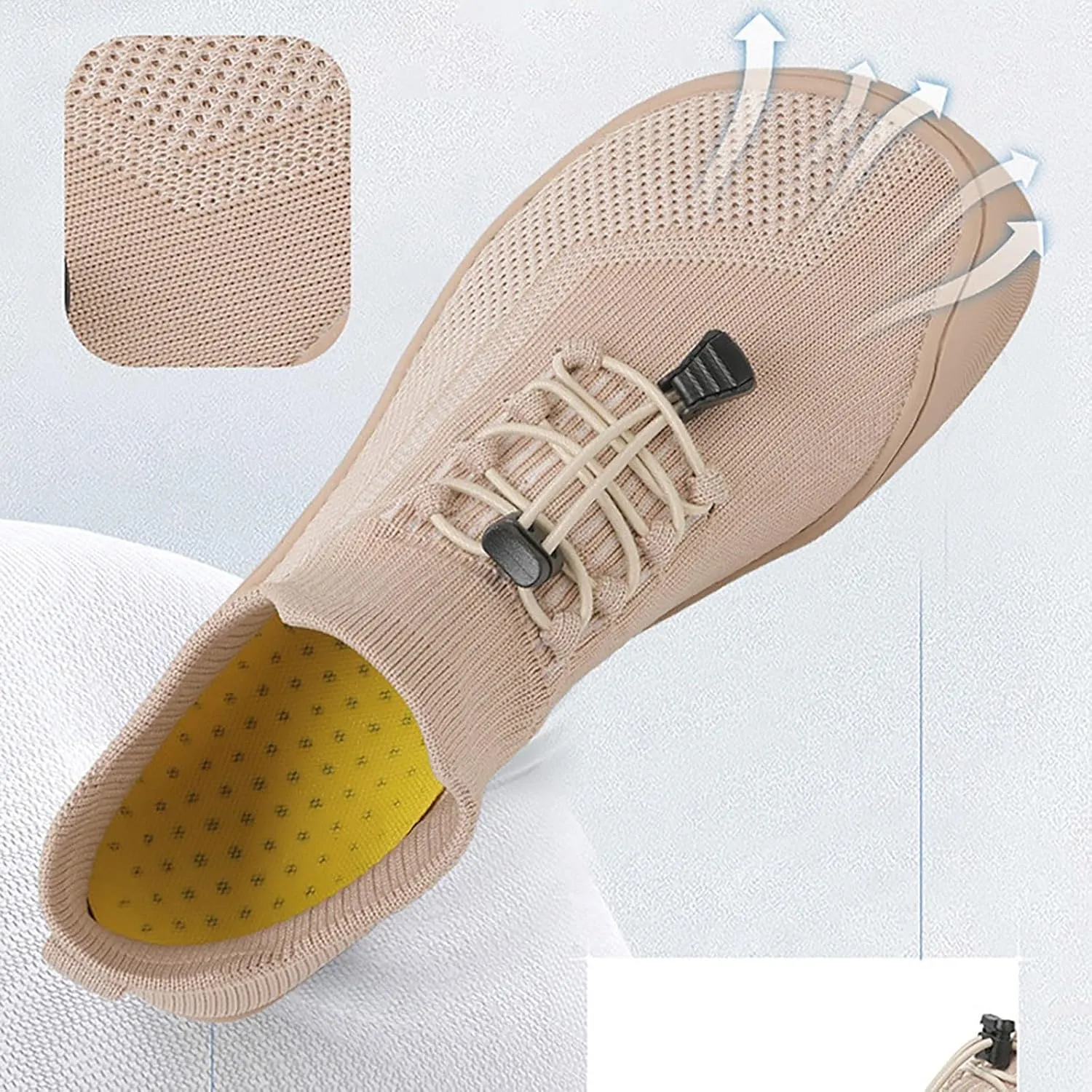 Women's Slip on Sneakers Shoes Woven Orthopedic Mens Casual Shoes Flat Feet Women's Casual Shoes Fashion Sneakers Steel Toe Tennis Shoe White Loafers