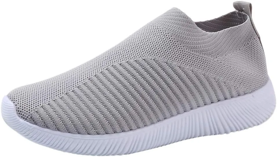 Womens Slip on Walking Shoes Comfort Lightweight Running Shoes for Women Loafers Dressy Casual Shoes Black Sneakers Black Tennis Shoe Casual Loafers