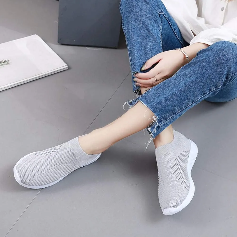 Womens Slip on Walking Shoes Comfort Lightweight Running Shoes for Women Loafers Dressy Casual Shoes Black Sneakers Black Tennis Shoe Casual Loafers