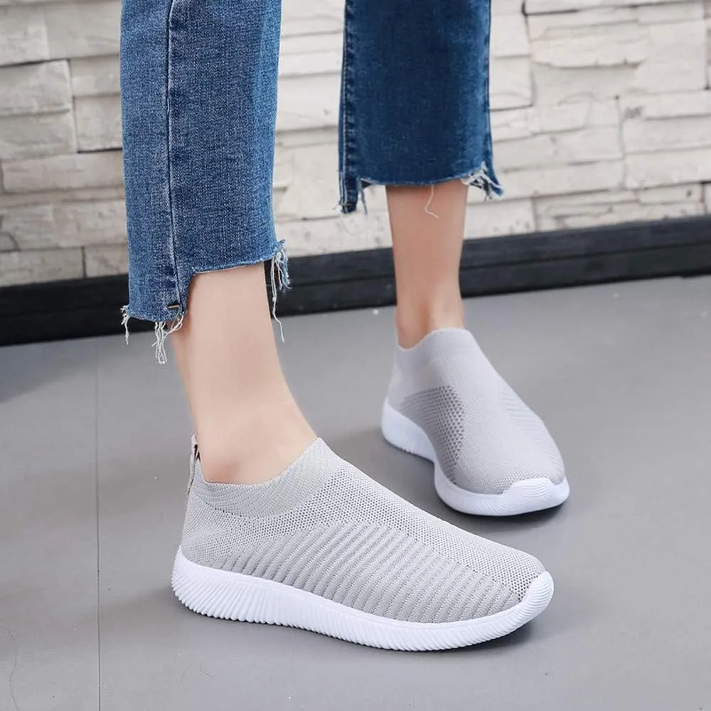 Womens Slip on Walking Shoes Comfort Lightweight Running Shoes for Women Loafers Dressy Casual Shoes Black Sneakers Black Tennis Shoe Casual Loafers