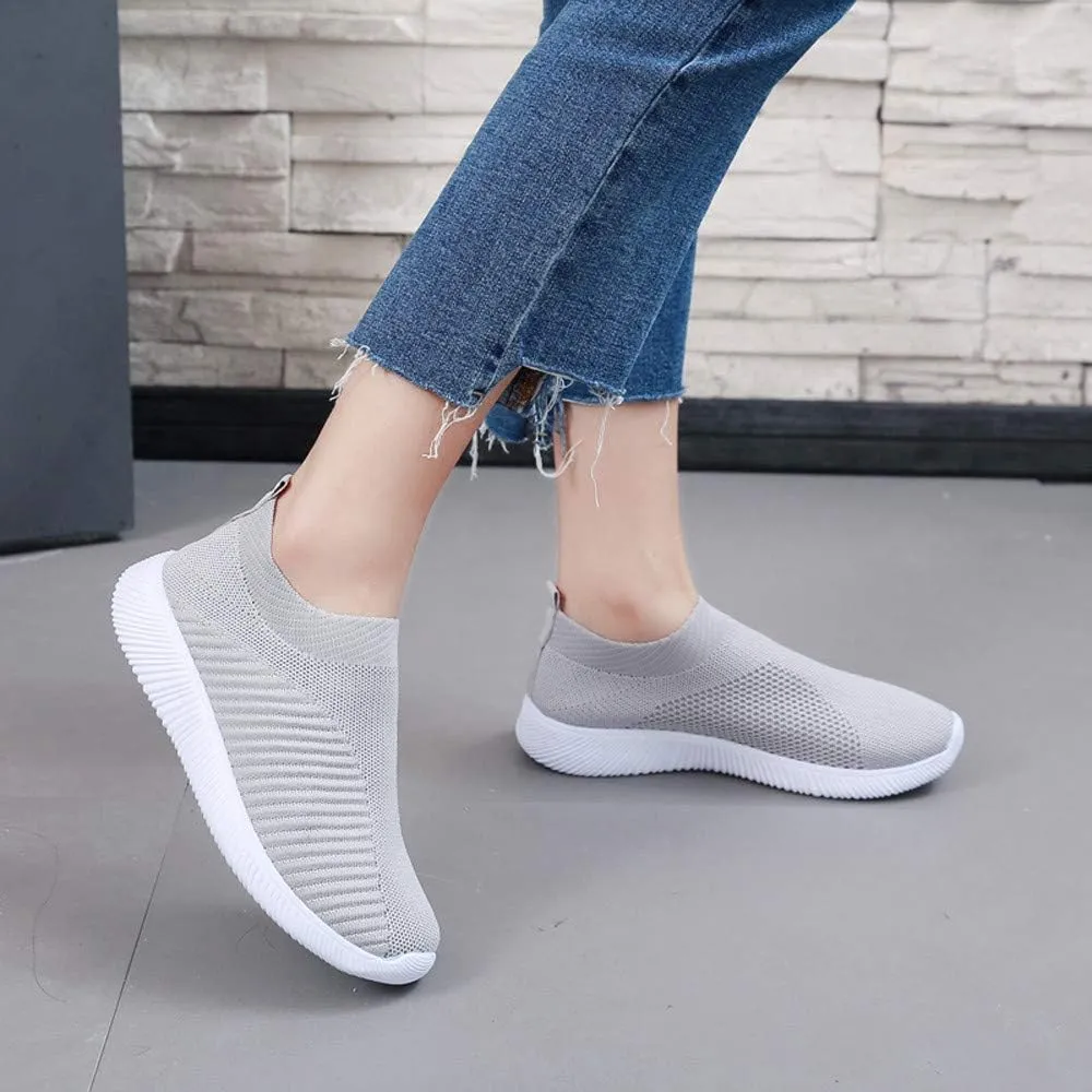 Womens Slip on Walking Shoes Comfort Lightweight Running Shoes for Women Loafers Dressy Casual Shoes Black Sneakers Black Tennis Shoe Casual Loafers