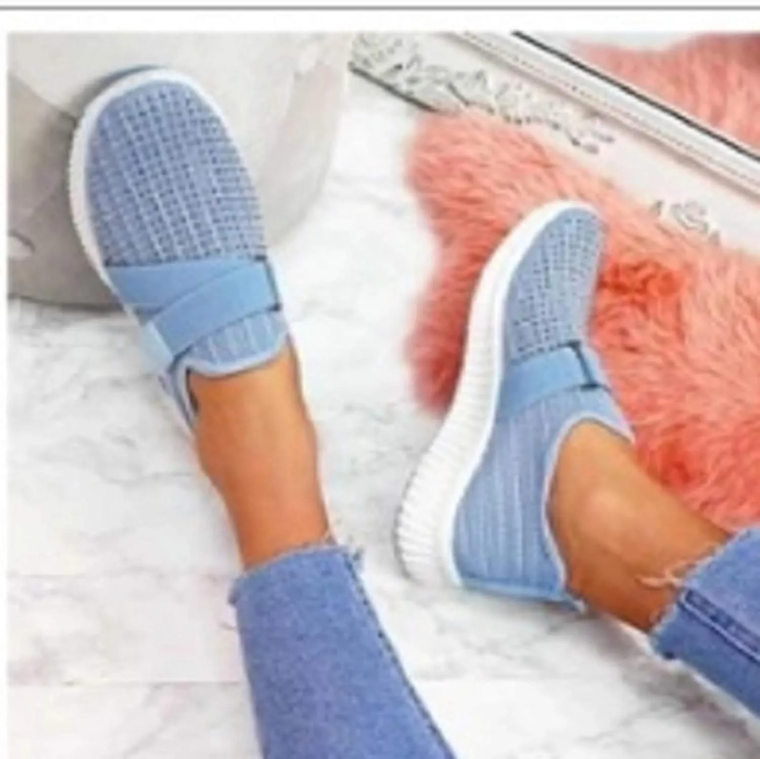 Womens Slip on Walking Shoes Comfort Lightweight Walking Shoes Women Walking Casual Shoes Trendy High Top Sneakers Slip On Tennis Shoe Loafers Casual Slip On