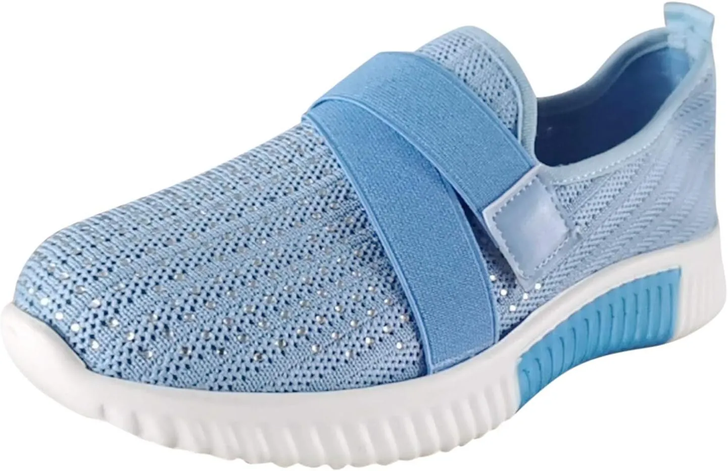 Womens Slip on Walking Shoes Comfort Lightweight Walking Shoes Women Walking Casual Shoes Trendy High Top Sneakers Slip On Tennis Shoe Loafers Casual Slip On
