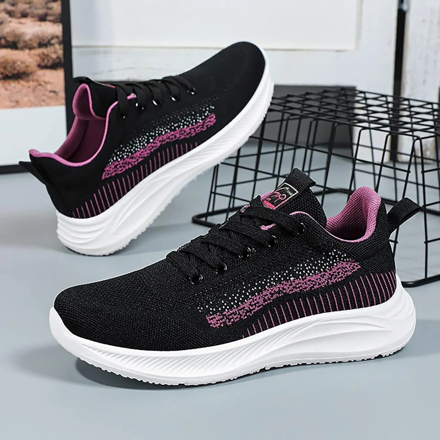 Womens Sneakers 7.5 2023 Pull On Sneakers Womens Women Shoes Sneakers Womens Tennis Shoes 7.5 Slip On Womens Shoes Slip On Dressy Casual Wide