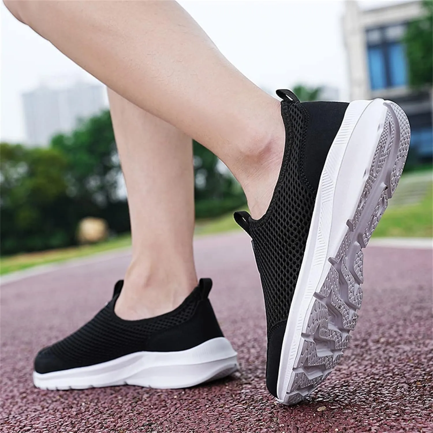Women's Walking Shoes Arch Support Non Slip Mens Tennis Shoes Cute Casual Shoes Slip On Waterproof Sneakers Slip On Tennis Shoe Loafers Casual Slip On