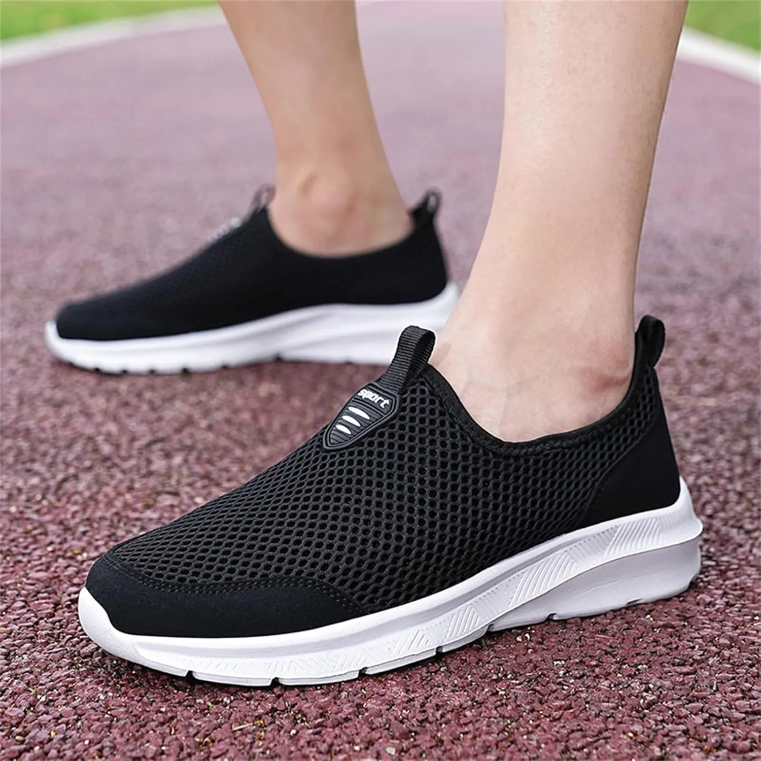 Women's Walking Shoes Arch Support Non Slip Mens Tennis Shoes Cute Casual Shoes Slip On Waterproof Sneakers Slip On Tennis Shoe Loafers Casual Slip On