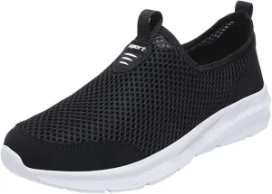 Women's Walking Shoes Arch Support Non Slip Mens Tennis Shoes Cute Casual Shoes Slip On Waterproof Sneakers Slip On Tennis Shoe Loafers Casual Slip On
