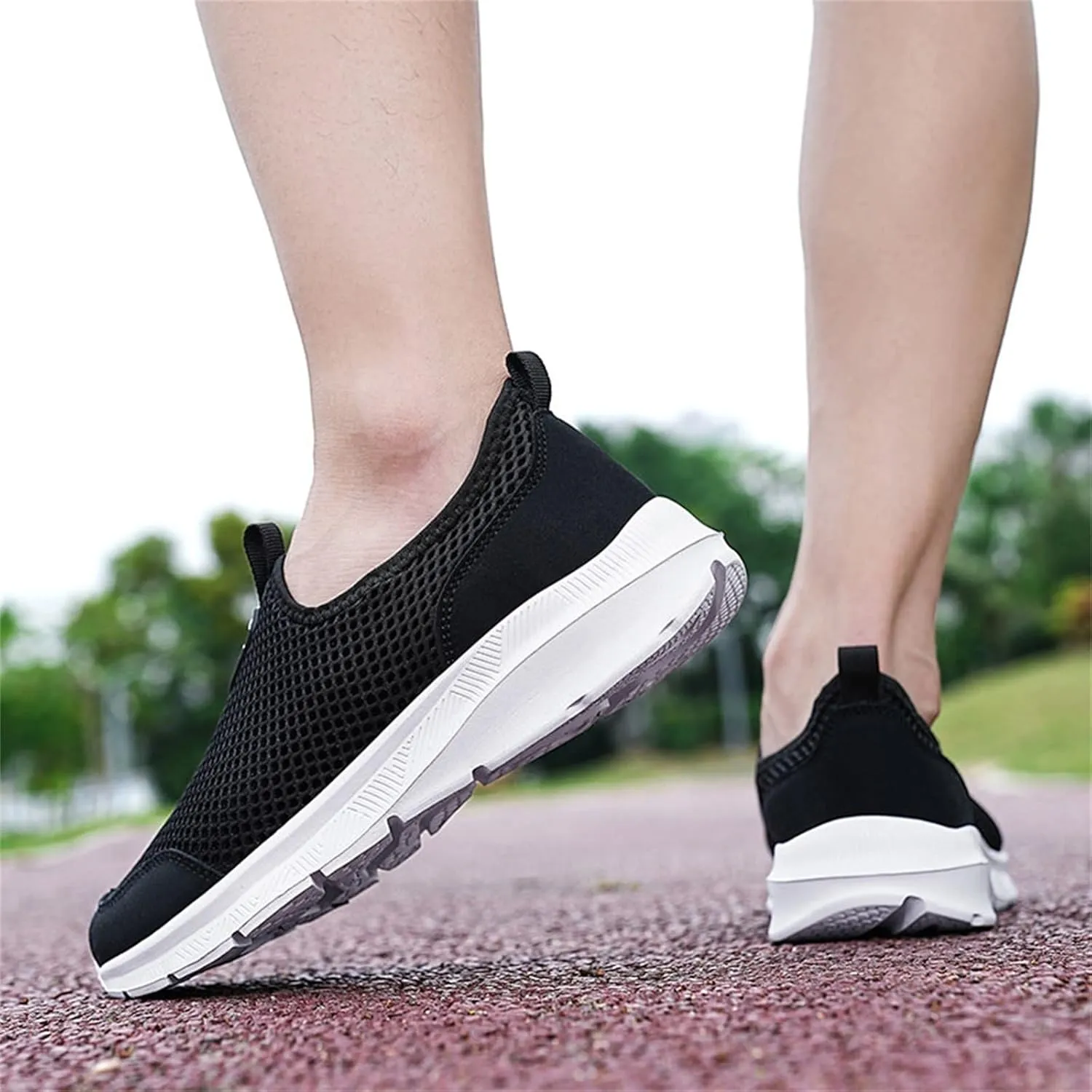 Women's Walking Shoes Arch Support Non Slip Mens Tennis Shoes Cute Casual Shoes Slip On Waterproof Sneakers Slip On Tennis Shoe Loafers Casual Slip On