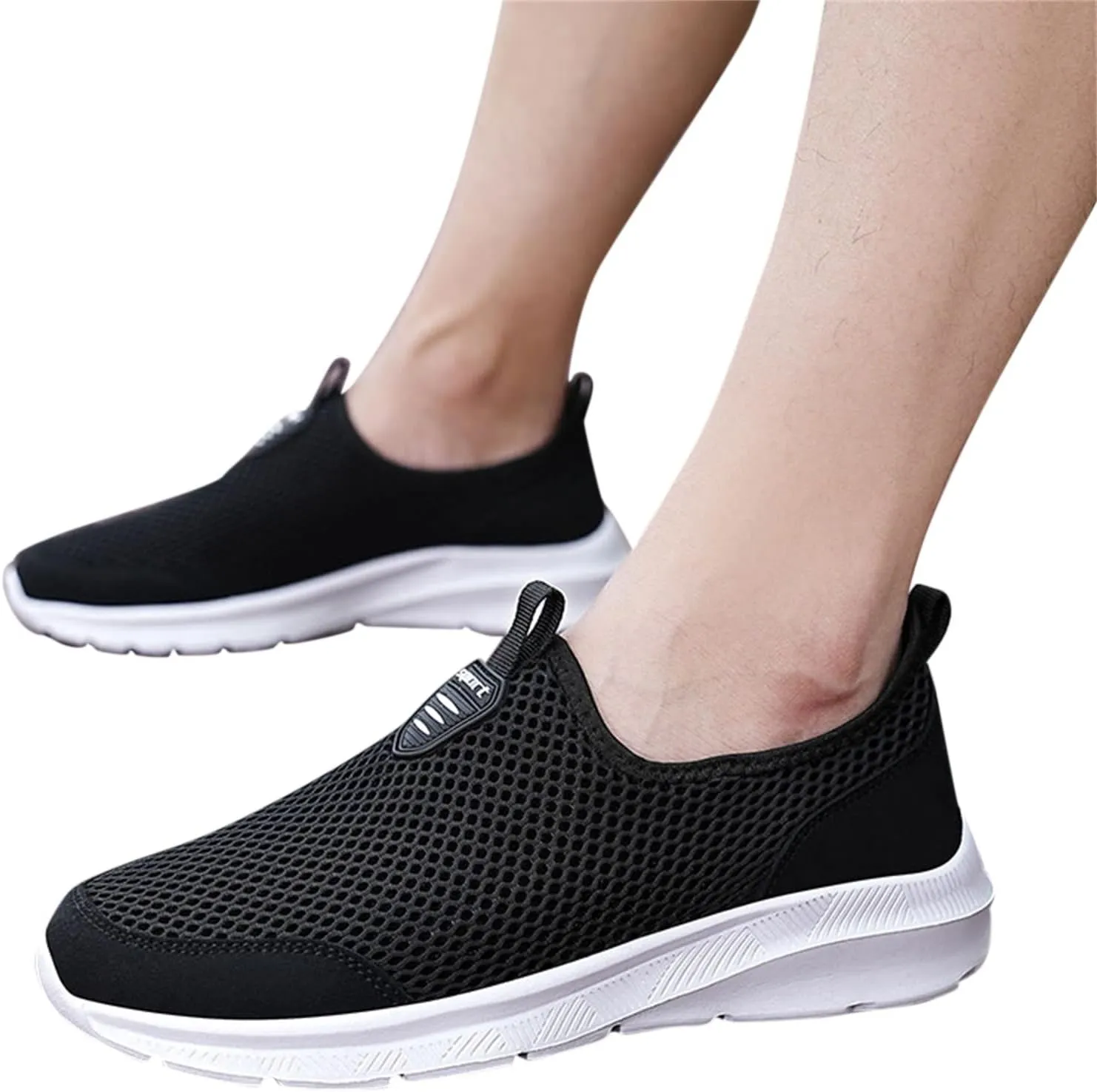 Women's Walking Shoes Arch Support Non Slip Mens Tennis Shoes Cute Casual Shoes Slip On Waterproof Sneakers Slip On Tennis Shoe Loafers Casual Slip On