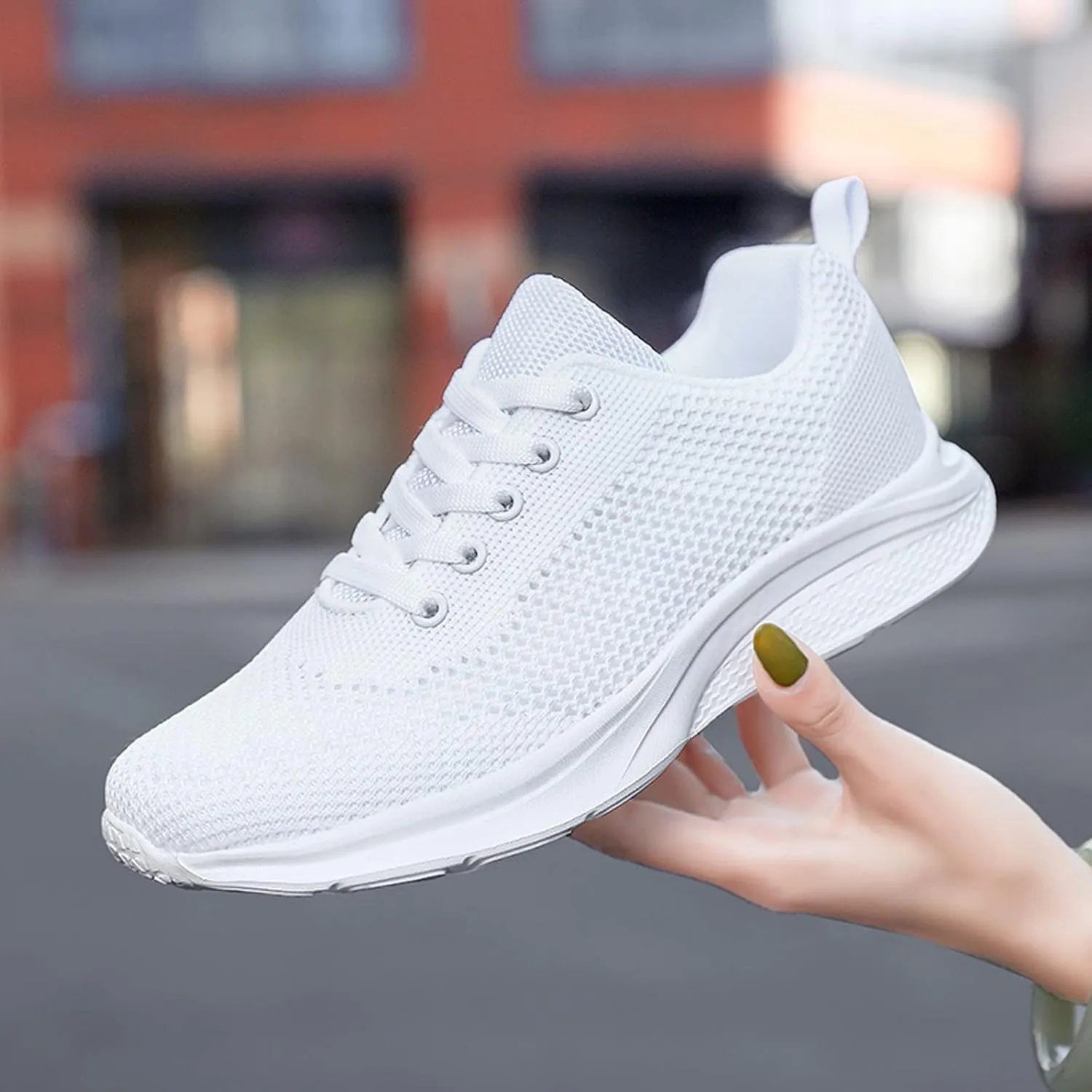 Womens White Tennis Shoes Slip On Sneakers Men Wide Width Tennis Shoes Men Round Toe Slip On Casual Women's Loafers & Slip-Ons Platform Sneakers for Women Black