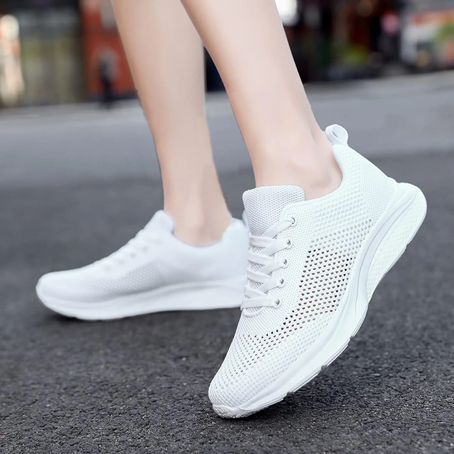 Womens White Tennis Shoes Slip On Sneakers Men Wide Width Tennis Shoes Men Round Toe Slip On Casual Women's Loafers & Slip-Ons Platform Sneakers for Women Black