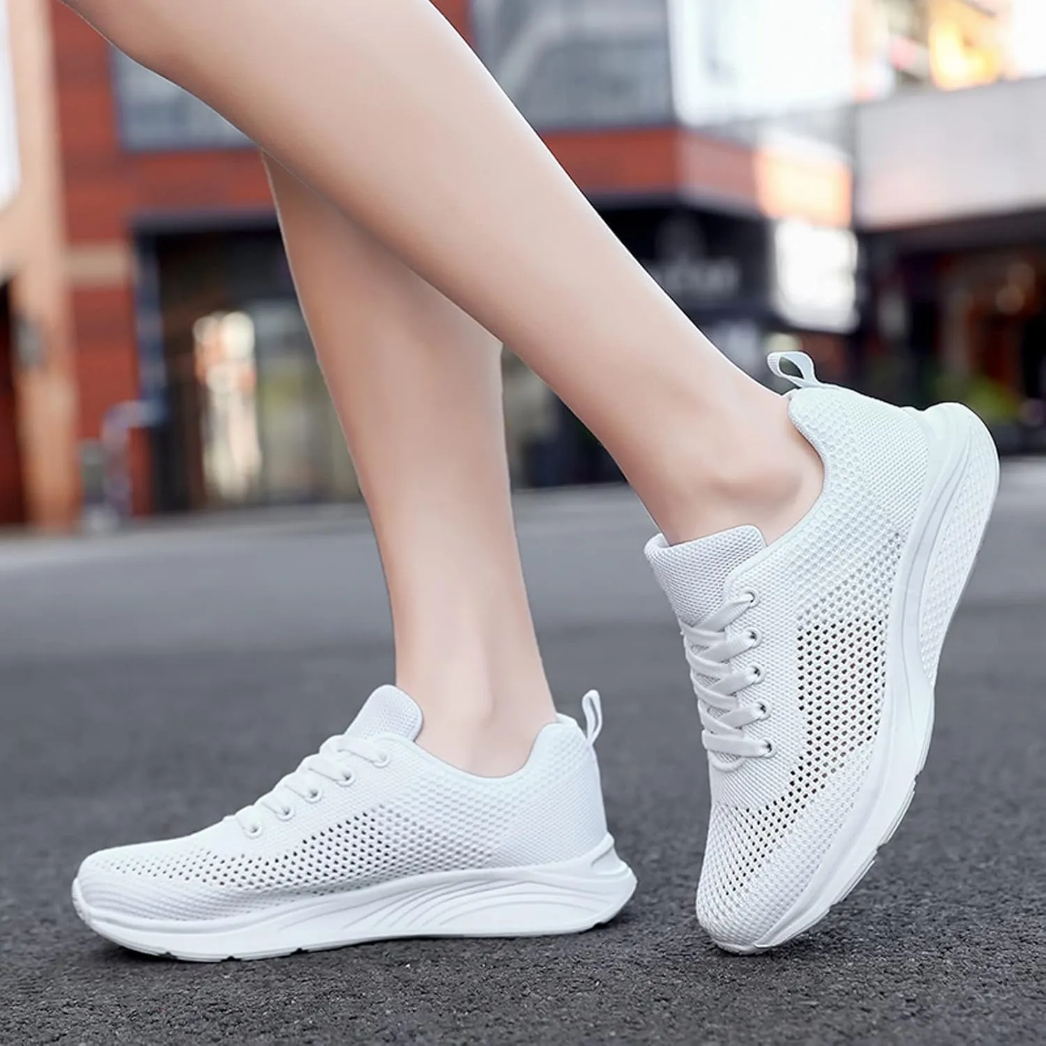Womens White Tennis Shoes Slip On Sneakers Men Wide Width Tennis Shoes Men Round Toe Slip On Casual Women's Loafers & Slip-Ons Platform Sneakers for Women Black