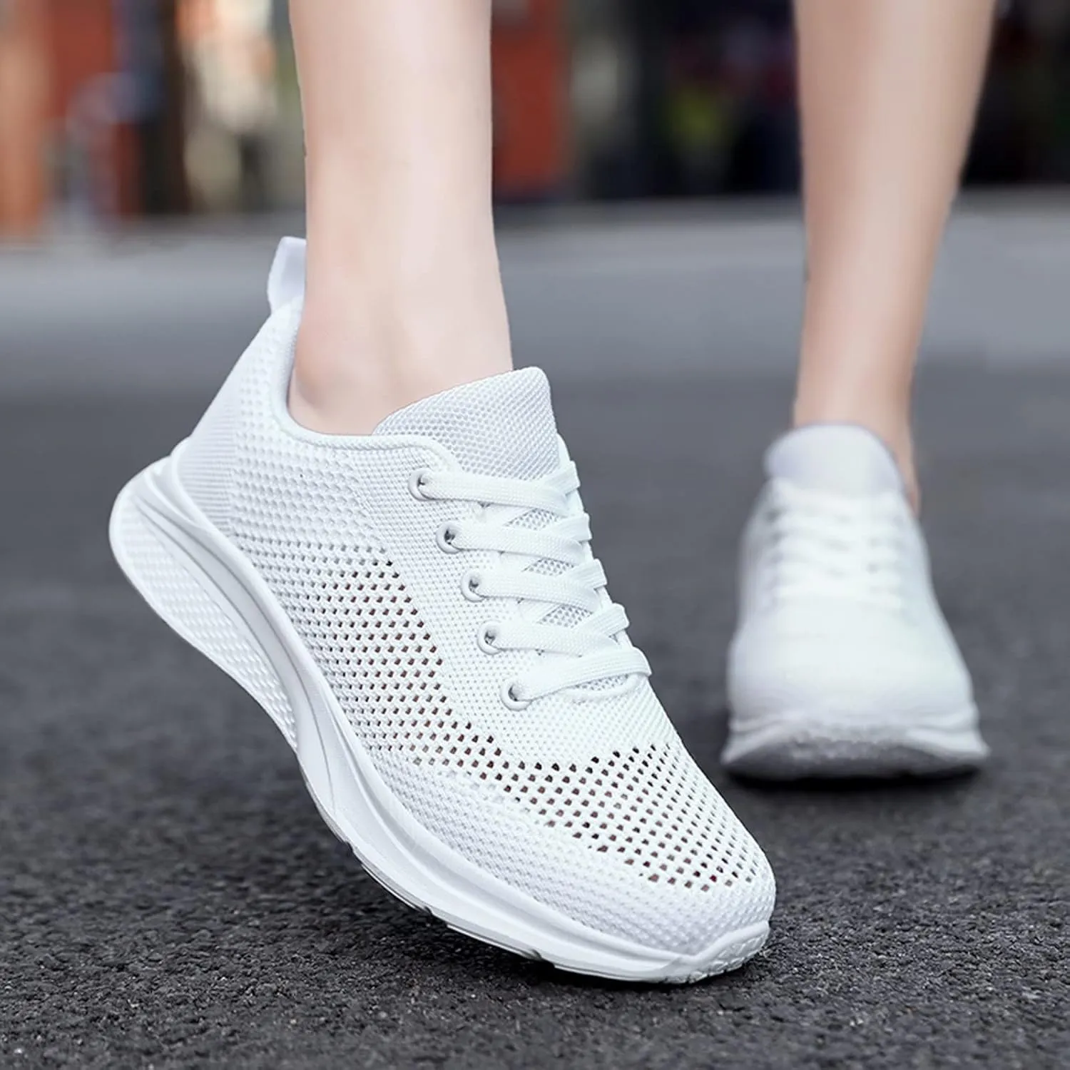 Womens White Tennis Shoes Slip On Sneakers Men Wide Width Tennis Shoes Men Round Toe Slip On Casual Women's Loafers & Slip-Ons Platform Sneakers for Women Black