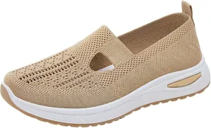 Women's Woven Orthopedic Breathable Soft Shoes Womens Running Shoes Wide Width Women Shoes Casual Shoes Sneakers Slip On Tennis Shoe Casual Loafers