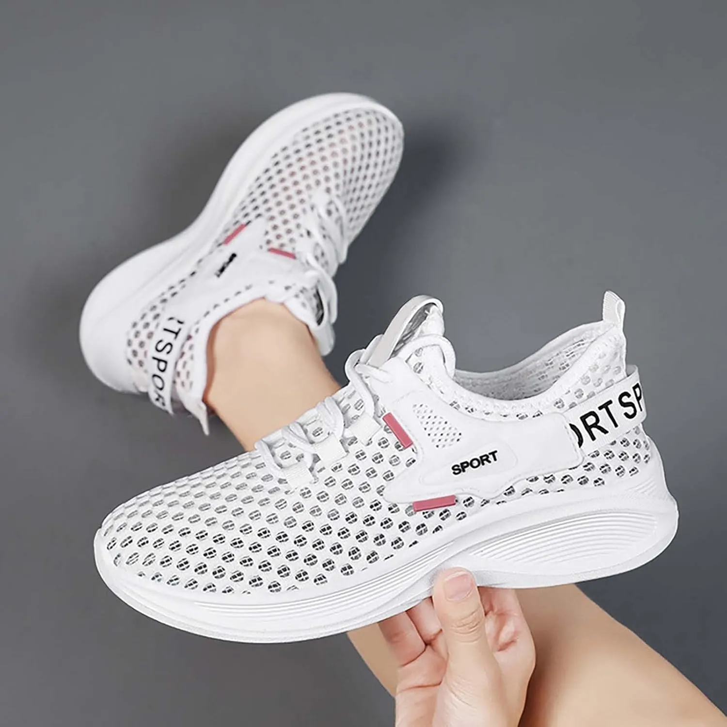 Women's Woven Orthopedic Breathable Soft Sole Walking Shoes Women Sports Casual Shoes High Top Sneakers Waterproof Tennis Shoe Loafers Dress Shoe