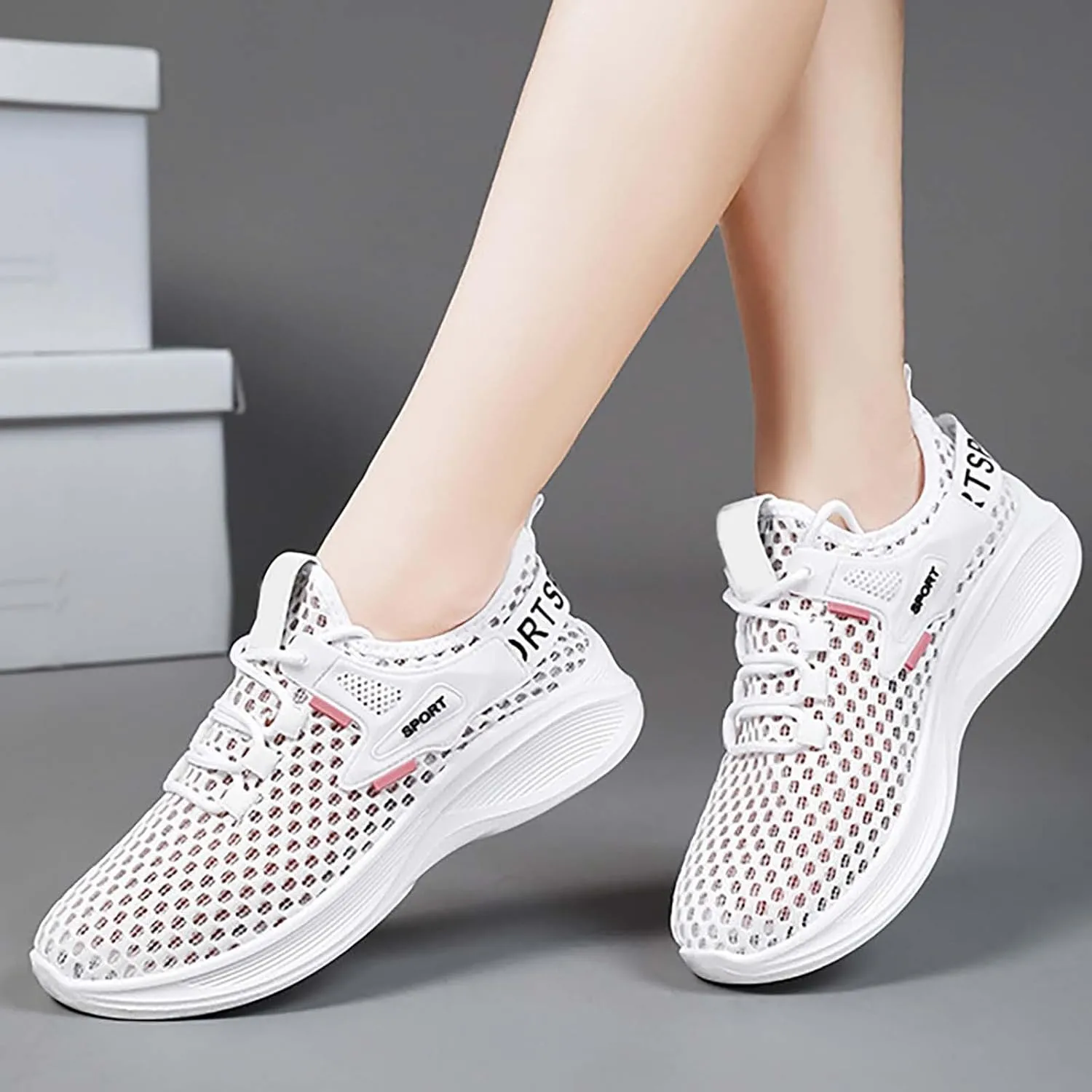 Women's Woven Orthopedic Breathable Soft Sole Walking Shoes Women Sports Casual Shoes High Top Sneakers Waterproof Tennis Shoe Loafers Dress Shoe