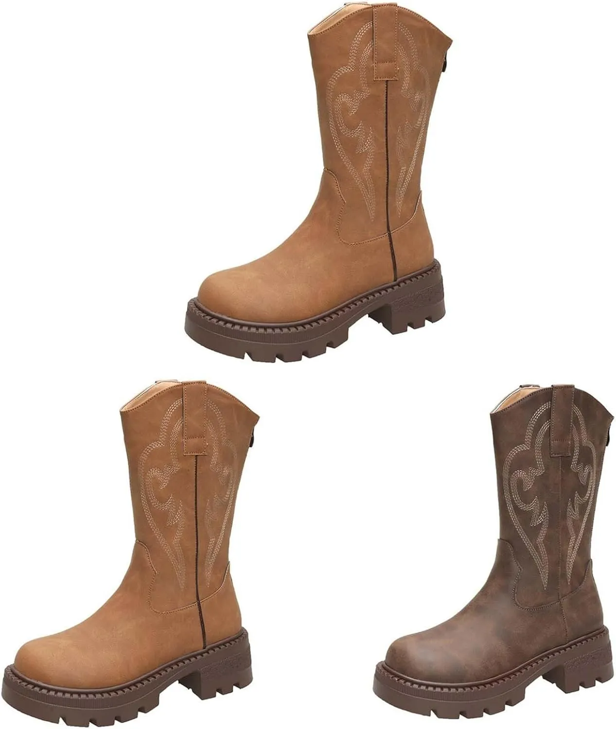 Womens Zip Up Winter Boots Winter Ankle Boots for Women Wide Width Flat Ankle Boots Women Plus Size Ankle Boots Extra Wide Calf Women's Leather Booties Ankle Boot Women No Heel